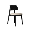 Krzesło drewniane tapicerowane siedzisko  kt63 nowoczesny styl